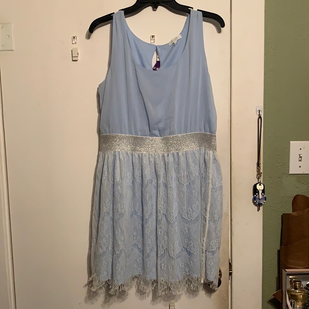 Blue dress